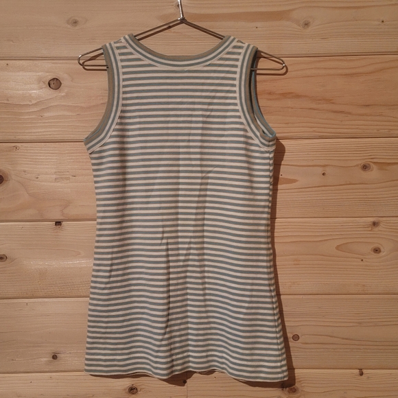 Vintage Jantzen Striped Cardigan Tank Top Size L 18x28 - Picture 2 of 3